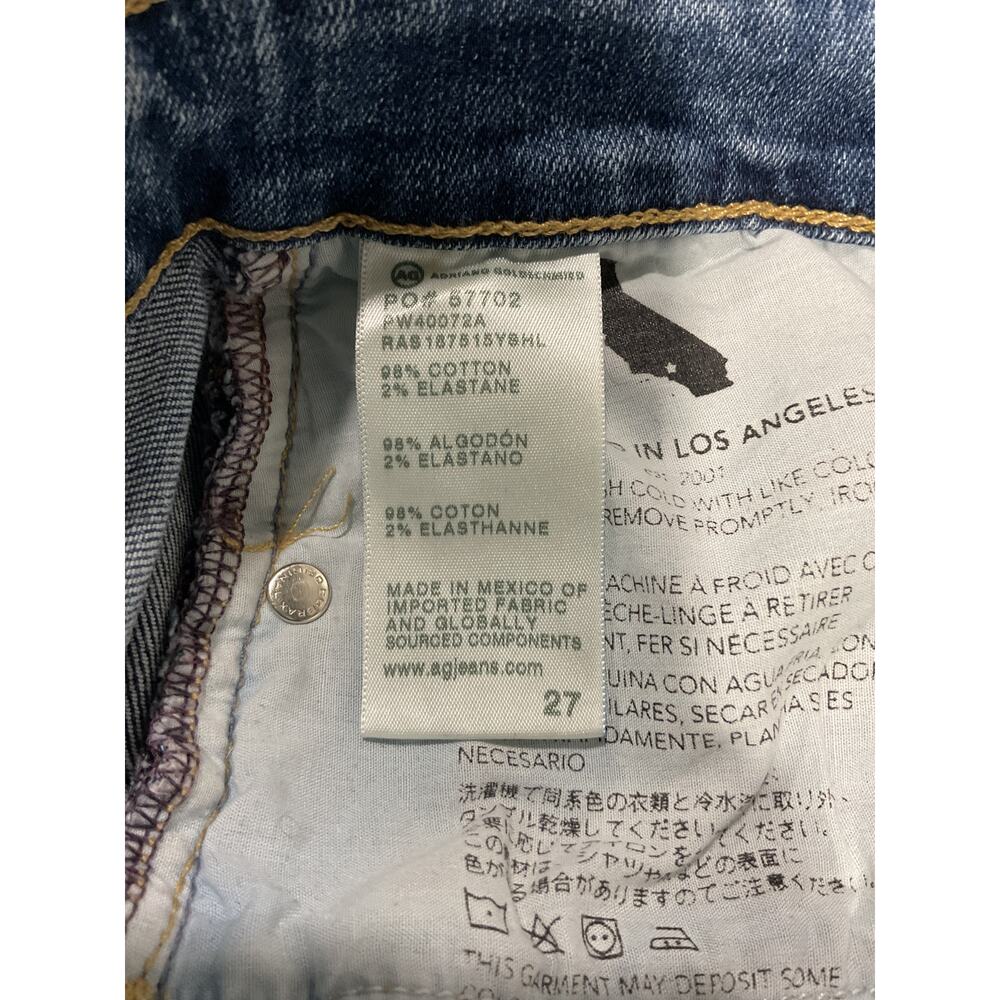 Ag Denim Jeans High Rise 15 Years Shoreline Mari Jeans Size 27 - Picture 4 of 5